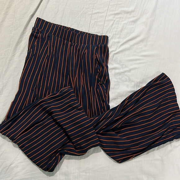 striped high waist pants - Picture 2 of 5